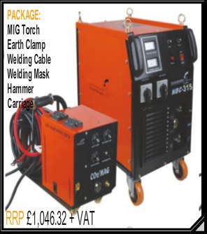 Butters NBC 315 Separate - Single Phase MIG Welder
