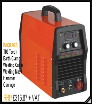 Butters TIG 160 HF-DC - Single Phase TIG Welder